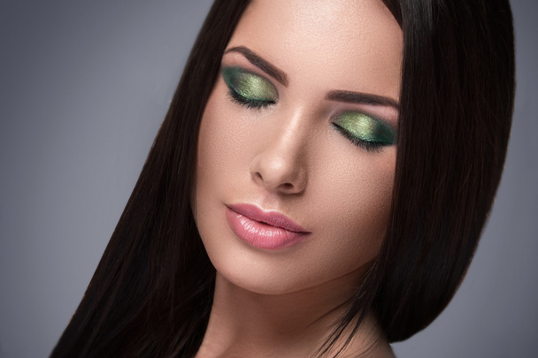 woman with beautiful makeup  - Fotó, kép