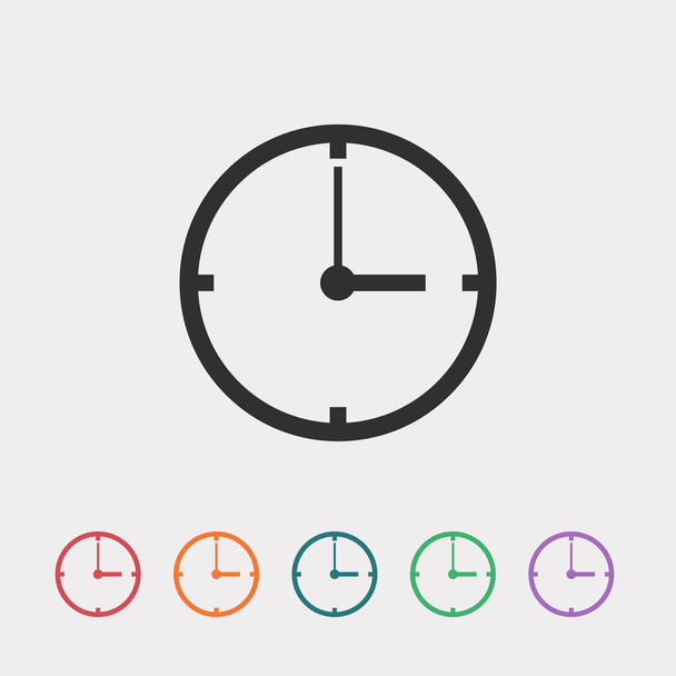 Time icon illustration - Vector, imagen