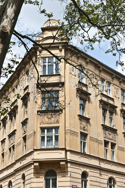 Hoekige Praag appartement - Foto, afbeelding