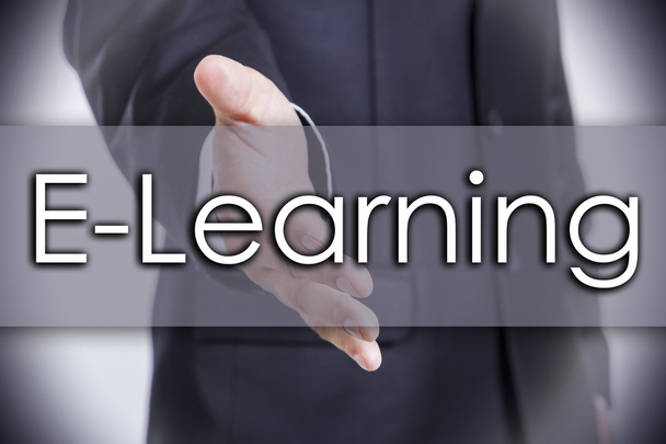 E-Learning - бизнес-концепция с текстом
 - Фото, изображение