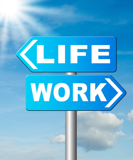trabalho versus vida
 - Foto, Imagem