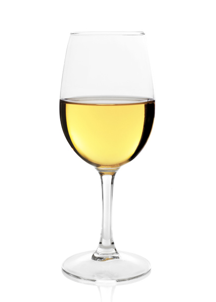 Wit wijnglas - Foto, afbeelding
