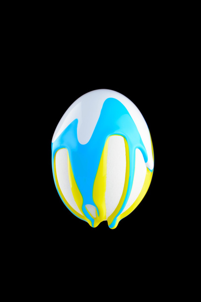 White egg drenched colors - Photo, Image