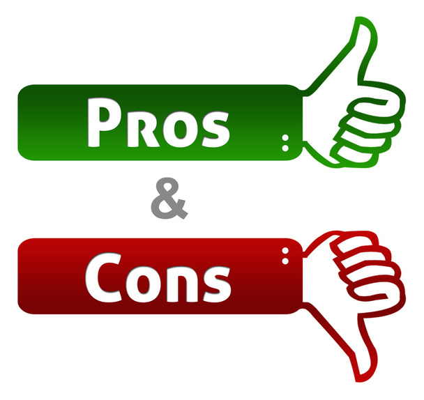 Pros And Cons Thumb Up Down  - Photo, Image