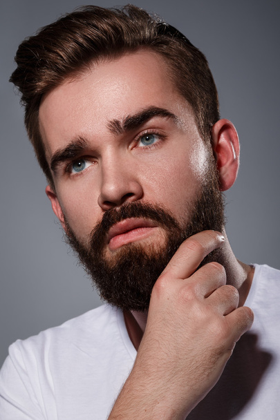  handsome man with a beard - Fotoğraf, Görsel