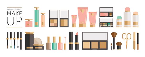 Beauty products collection - Vektör, Görsel