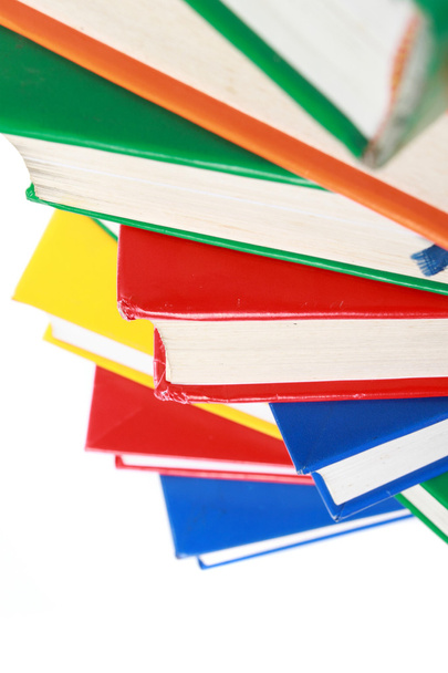 Pile of many colorful books - Фото, зображення