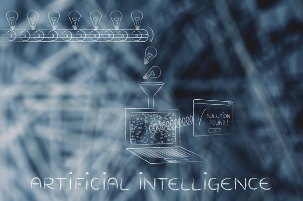 concept of artificial intelligence - 写真・画像