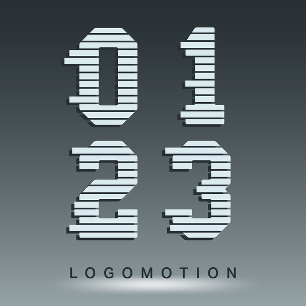Plantilla de fuente Logotype
 - Vector, imagen