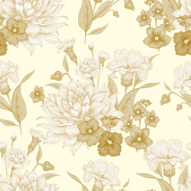 Seamless floral pattern. - Vektor, obrázek