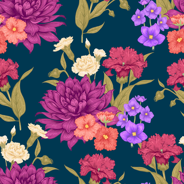 Seamless floral pattern. - Vektor, obrázek