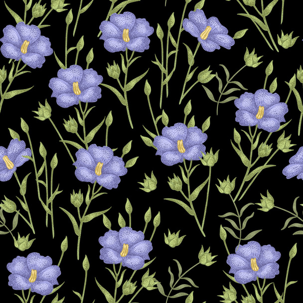 Seamless vector floral pattern. - Vector, Image