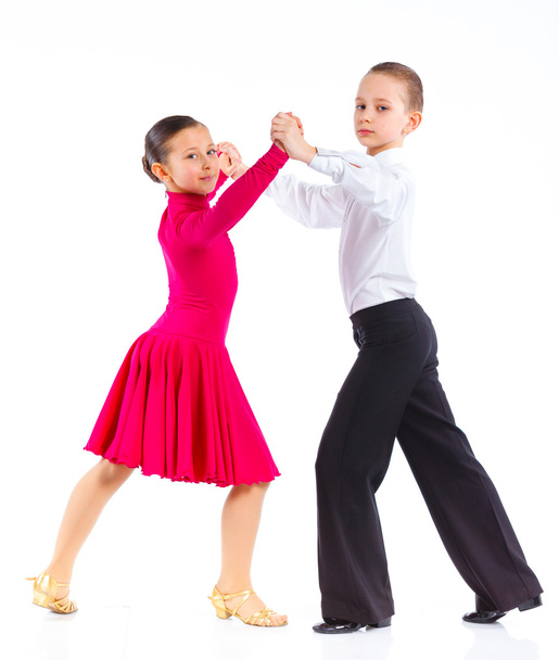 Young ballroom dancers - Φωτογραφία, εικόνα