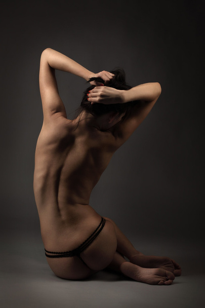 Beauty nude woman - Foto, afbeelding