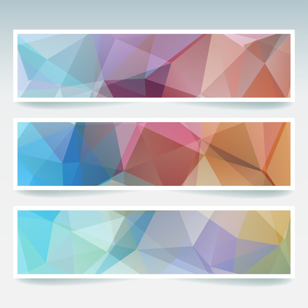 Abstract geometric banner  - Vector, Image