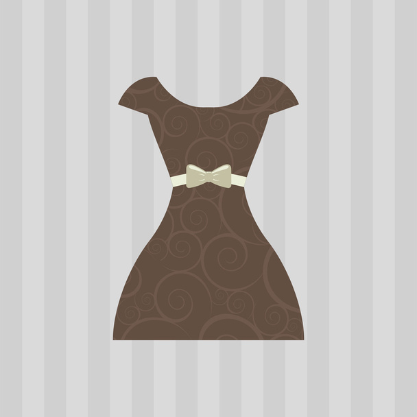 elegáns ruha design - Vektor, kép