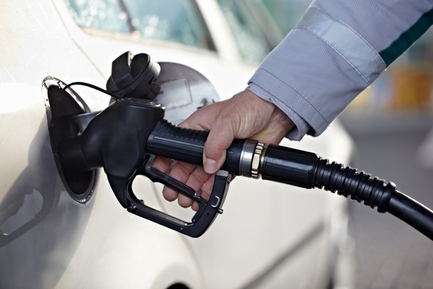 Gas station petroleum handle nozzle - Photo, Image