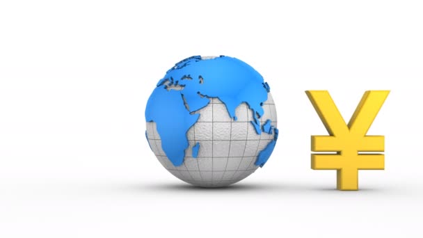 Světové měny otáčet kolem země - Záběry, video