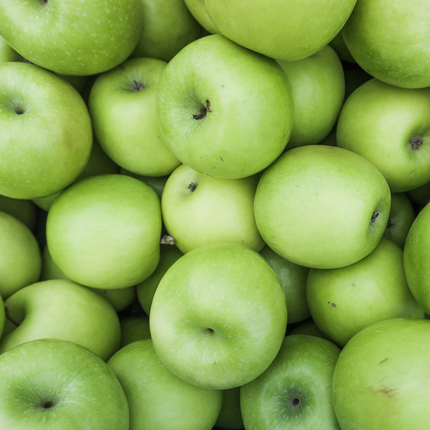 Manzanas verdes frescas
 - Foto, Imagen