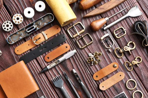 Leather crafting tools - Photo, Image