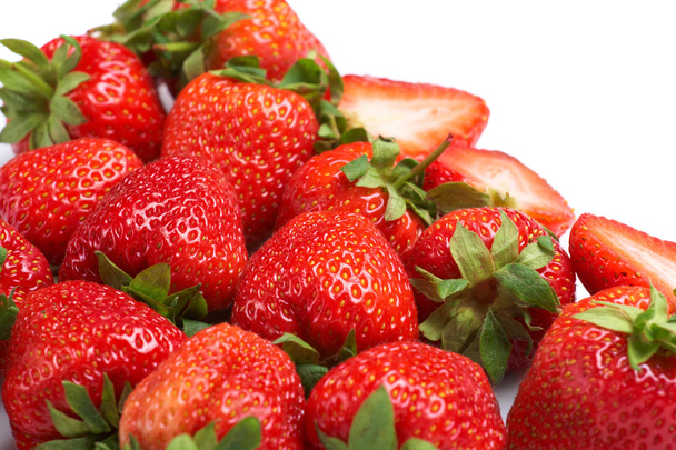 frische und schmackhafte Erdbeeren - Foto, Bild