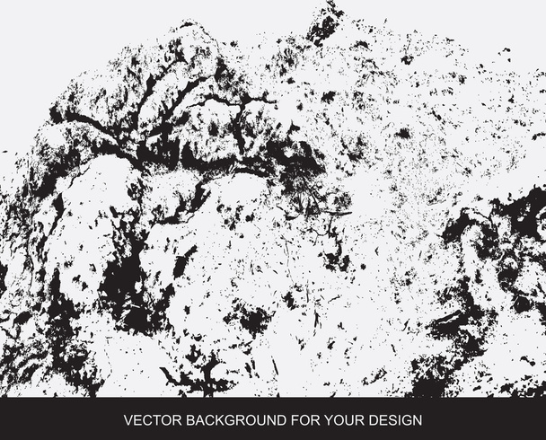 Tíseň překrytí textury pro svůj Design. Černá a bílá grunge - Vektor, obrázek