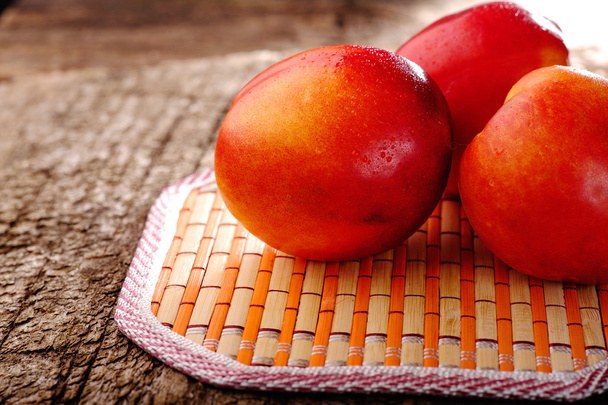 Fresh peaches  - Fotoğraf, Görsel