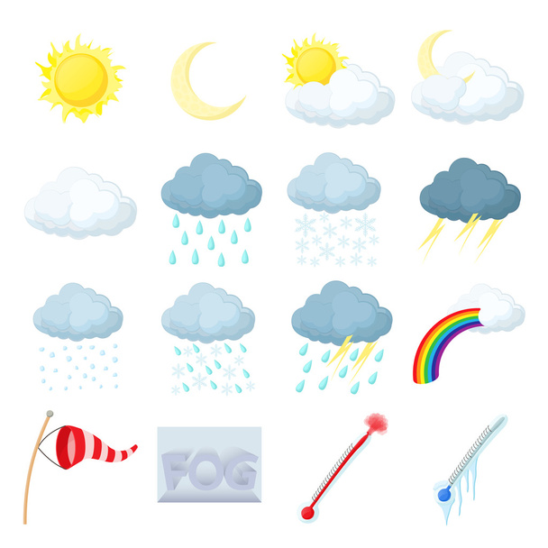 Clima establecido iconos
 - Vector, imagen