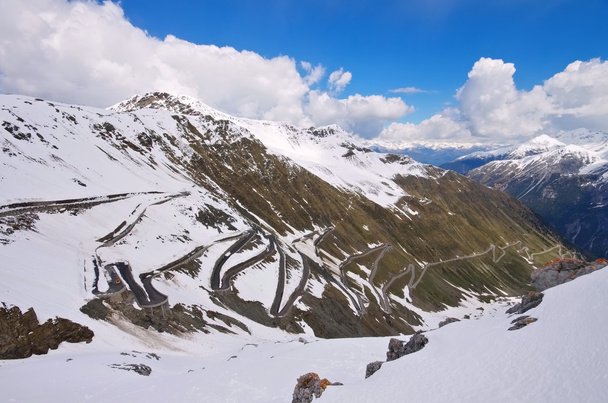 Paso Stelvio en invierno, Tirol del Sur
 - Foto, Imagen