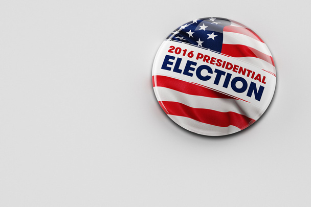 Κουμπί προεδρικές εκλογές του 2016 - Φωτογραφία, εικόνα