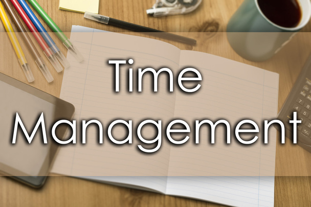 Time Management - business concept with text - Foto, afbeelding