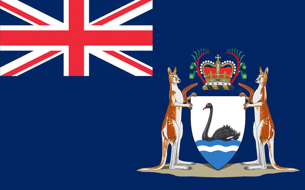 西オーストラリア州の旗  - 写真・画像