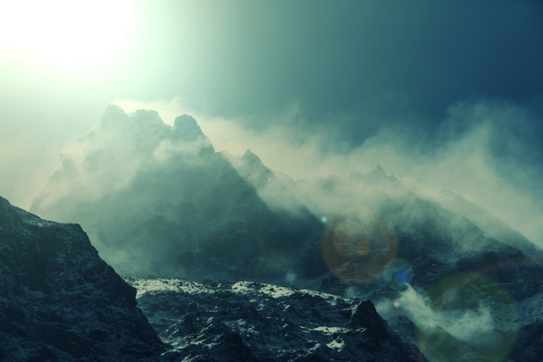 hory v regionu Kanchenjunga - Fotografie, Obrázek