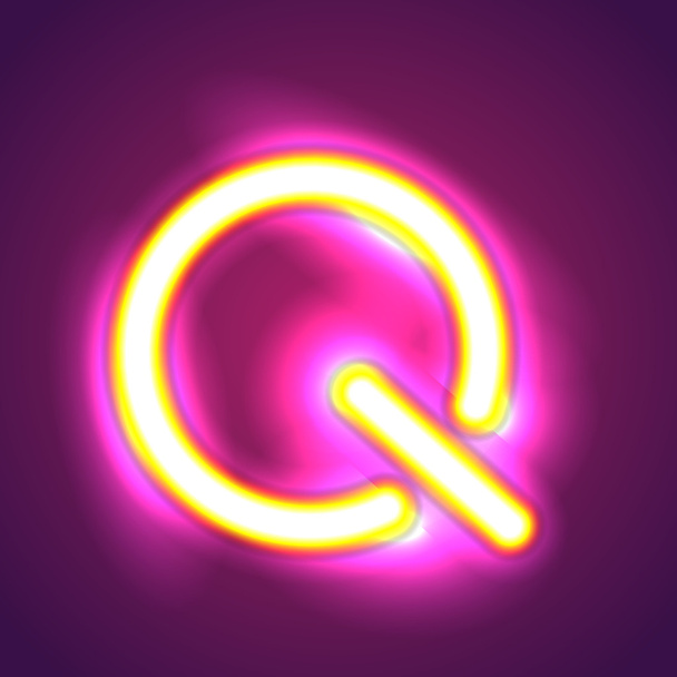 a letter illumination - Vector, Image