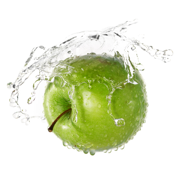 Yeşil elma splash - Fotoğraf, Görsel