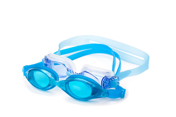 cyan swimming goggles - Photo, Image