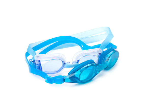 cyan swimming goggles - Photo, Image