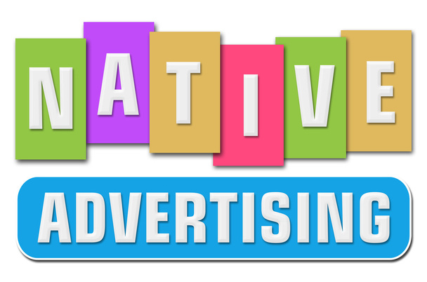 Nativní reklamní barevné pruhy  - Fotografie, Obrázek