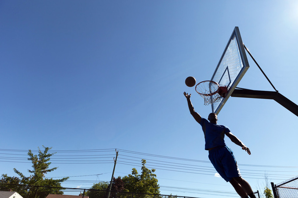 Basketbal Layup silueta - Fotografie, Obrázek