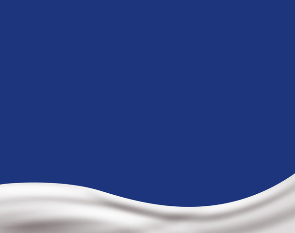 Lichte crème Golf op lichte blauwe achtergrond - Vector, afbeelding