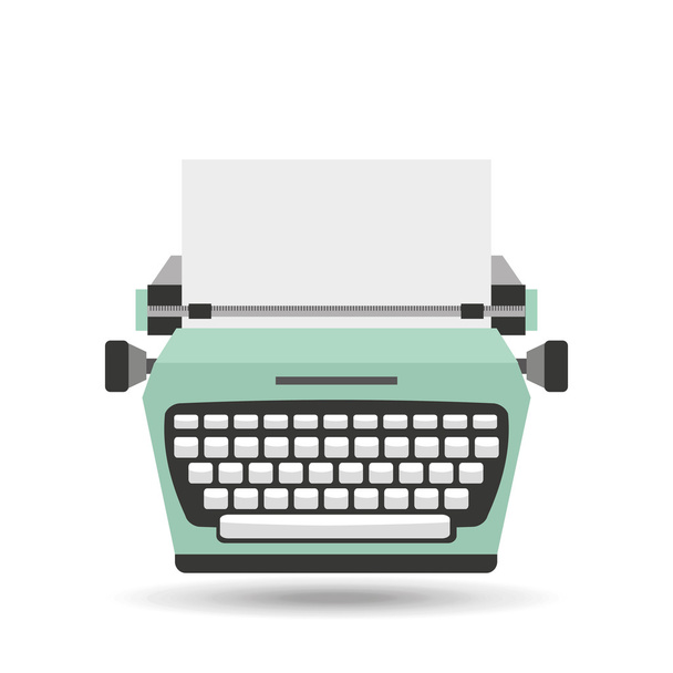 máquina de escribir diseño de máquina
 - Vector, Imagen