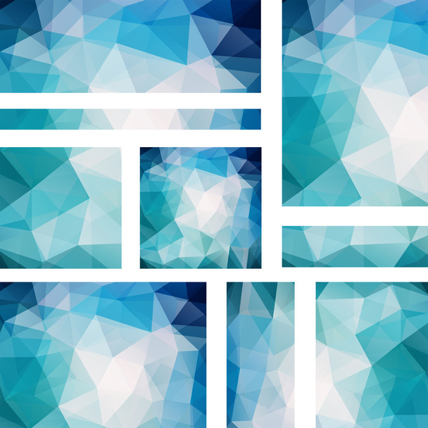 modern poligonal backgrounds - Vector, Image