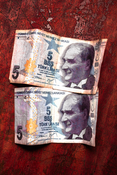 Forint. ezer forint. paper money, on a dark background old.  - Photo, Image