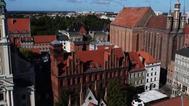 Kostel svatého ducha v Torun, Polsko - Záběry, video