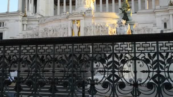 Altare della Patria, Róma, Olaszország - Felvétel, videó