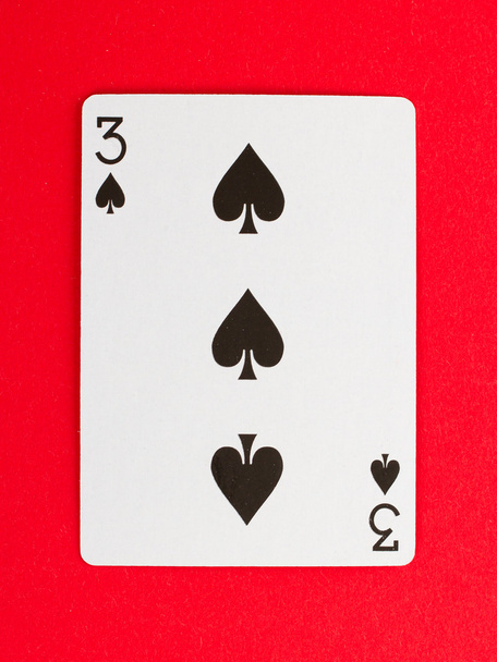 Cartas de jogar (três
) - Foto, Imagem
