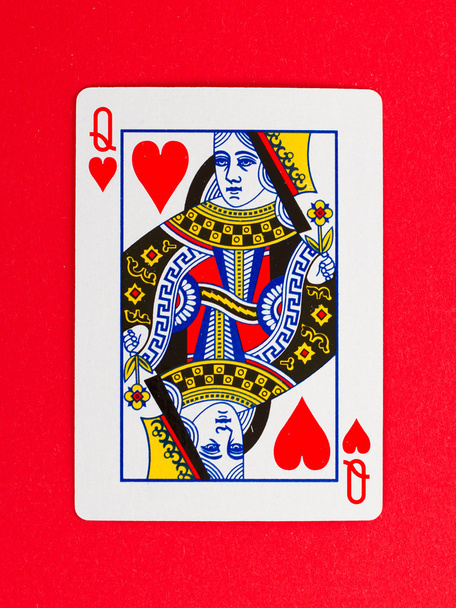 Cartas de jogar (rainha
) - Foto, Imagem