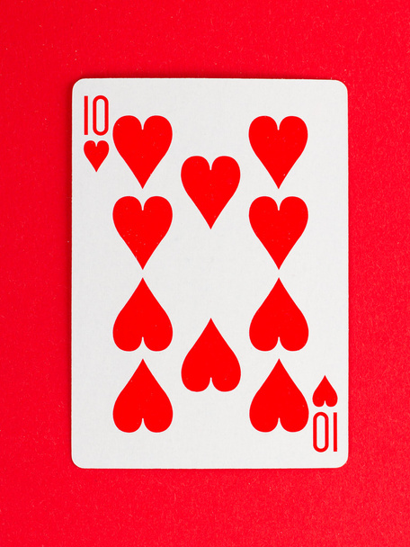 Kart do gry (dziesięć) - Zdjęcie, obraz