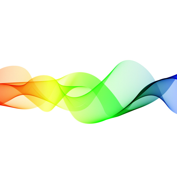 Abstract color wave element for design. - Vector, Image