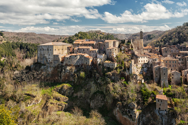 Pitigliano. Old town in province of Grosseto, Italy - Foto, imagen